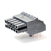 Molex 44764-1002 Receptacle R.A. RECPT 10P gold w/friction pegs