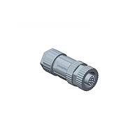 Amphenol LTW MSBP-04BFFA-SL8001 Circular Metric Connectors M12 Circular Metric Connector, B Code, Plastic, 4A, 04 pins, Female Connector, Female Contact, Straight, Screw Thread, Solder, Field Installable, F4.5 - F6.5mm, IP68 Mated