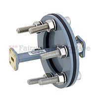 Fairview FMWAD5008 WR-28 Waveguide Bulkhead Adapter Using UG-599/U Square Cover Flange and Operating from 26.5 GHz to 40 GHz