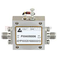Fairview FMAM8006 12 dB Gain Block Amplifier Operating From 6 GHz to 12 GHz with and SMA