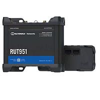 Teltonika RUT951600500 Routers 4G/3G/2G/LTE CAT4, Cellular Router, Dual SIM, WiFi 2.4 Ghz, 4 x Ethernet, Digital & Analogue I/O. Regions: South America, Australia, New Zealand, Taiwan. Universal power supply unit.