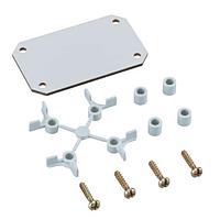 Altech 195-007 Mounting Plates 5.91 x 5.91 Mounting Plates Gray