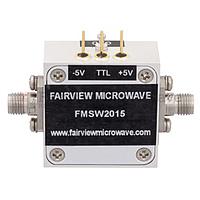 FairviewMicrowave FMSW2015, SMA SPST PIN Diode Switch (50 Ohm, 2GHz - 26.5 GHz, +30 dBm, SMA Female)
