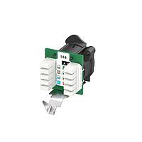 NEUTRIK NE8FAV-YK-DAE RJ45 Receptacle RECP etherCON CAT5 A  - Krone punchdown - disassembled asymmetrical ESD-safe push tab