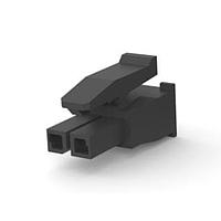 AMP Connectors - TE Connectivity 2008571-2 Receptacle Housings 2 POS MICRO MNL, TOP LATCH, BL