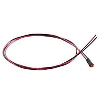 BIVAR PM3HDLW19.0-NS LED Panel Mount Indicators 3mm Panel Mnt HE Red Diff Lens 19in Wire