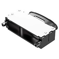 Amphenol Positronic D50000AWNT20/AA Banded Backshell D-Sub Backshell Low Profile,Band Ellipt Top slot, F,4-40 treads/washer set,Sz 5