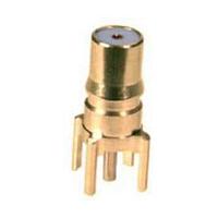 HUBER+SUHNER 82_QMA-50-0-3/111_NH PCB Connectors QMA straight PCB jack(f)