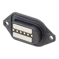 Rosenberger M9K701-299L Micro-D D-Sub Connectors MULTIMAG 6 PANEL JACK BLACK