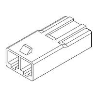 Molex 35150-0209 Receptacle Housing VersaBlade Hybd Plg Hsg w/oMntEars 2Ckt