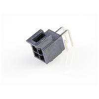 Molex 105314-1804 Headers & Wire Housings NANO-FIT HDR RA DLR 4CKT G+lube BLK