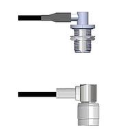 Amphenol Custom Cable Q-1S04W0008012i RF Cable Assemblies N-RJB/TNC-RP RG58 12I