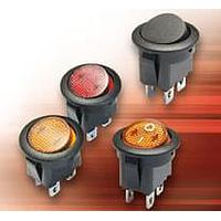 ZF Electronics RRA22H3DBBNN Rocker Switches SPST ON-OFF 10A BLK MARKED