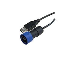 Bulgin PXP4040/B/3M00 USB 2.0 USB Std A Plug To Micro B Plug 3M Cbl