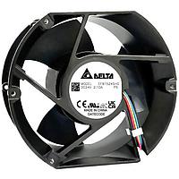 Delta Electronics, Inc. EFB1524SHGP5 Axial DC Axial Fan, 172x150x50.8mm, 24VDC, 322.39CFM, 37.2W, 62dBA, Tach/PWM, IP55