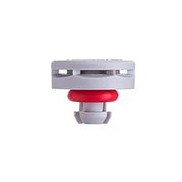 Amphenol LTW VENT-PQ1NGY-O8002 Accessories Pressure Relief Vent, Snap-In Plastic, > 1000ml/min at 7 kPa, ePTFE (Oleophobic), Gray, IP69K