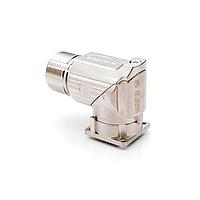 Amphenol SINE Systems MA5RAE1602 Circular Metric Connectors 16POS RCPTCL 90 ROT LG FLANGE 28.0X28.0