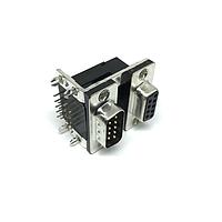 Kycon K42X-E9S/P-A4N Dual Port D-Sub Connectors DL-PRT 9F O/ 9M-750 4GB