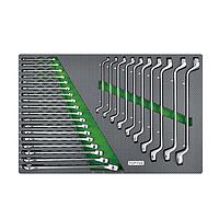 TOPTUL GED2813 Combination & Double Ring Wrench Set (28 pcs)