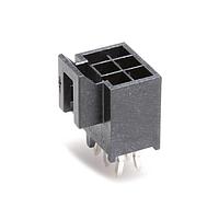 Molex 105310-1106 Shrouded NanoFit Hdr Vrt 6Ckt DR KNK Pns Blk Tin