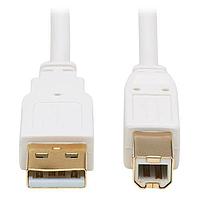 Tripp Lite U022AB-006-WH USB Cables / IEEE 1394 Cables 6FT ANTIBCT USB2 AB CBL