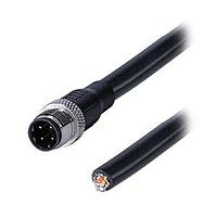 Same Sky (formerly CUI Devices) CDM1254-04D-01MST-05M-67 Sensor Cables / Actuator Cables Straight,Shielded,D-Code 4PIN ,Screw Copper alloy,PVC  0.5M