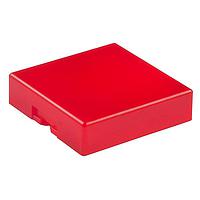 NKK Switches AT4073C Button .472" SQ CAP RED