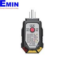 CEM CT-260A Circuit Breaker Finder with GFCI Outlet Tester (AC 90-132V)