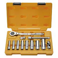 TOP Kogyo DWS-308RS Surface Deep Socket Wrench Set (8, 10, 12, 13, 14, 17, 19,
21mm)