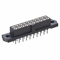 Harwin M80-4100842 Receptacle Assembly 4+4 Pos. Female DIL Vertical Throughboard Conn. No Jackscrews
