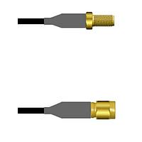 Amphenol Custom Cable Q-2Z0690008010i RF Cable Assemblies SMA-SJ/SMA-SP RG58 10I