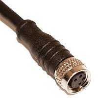 Mueller C84C02M002 Sensor Cables / Actuator Cables M8 Cordset, 4-Position Female Straight to Open End, 24 AWG, 2M