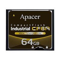 Apacer AP-CF001GRBNS-ETNRG Compact Flash Cards Industrial CF6A SLC 24nm Non-DMA Non-Removeable Extended Temp 1GB