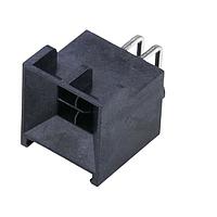 Molex 219637-1306 Headers Nano-Fit BMI Right-Angle Header Through Hole 2.50P 2R 6 CKT 0.76um Au BLK