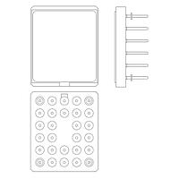 Microchip Technology AT28C256-25UM/883-815 EEPROM 250NS, PGA, 883C; LEV B COMPLIANT