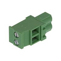Molex 39533-7002 Plugs 5.08MM EURO PLUG VER UG VERT RWE GRN 2CKT