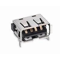Wurth Elektronik 614104150121 USB Type A Connectors WR-COM USB THT 1.2mm Type A RvsHztl