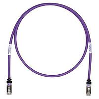 Panduit STP6X100VL Cat 6a Copper Patch Cord, Cat 6A, Violet S/FTP