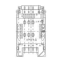 JAE Electronics SF7W008S1AR900 - 2.5MM W/CARD SWITCH SMT