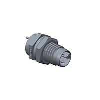 Amphenol LTW 8A-03PMMS-SF7001 Circular Metric Connectors Guided M8 Circular Metric Connector, Metal, 3A, 03 pins, Male Connector, Male Contact, Hexagonal, Screw Thread, Solder, Receptacle, Front Fastened, IP67 Unmated