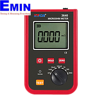 ETCR ETCR3640 Portable Micro-Ohmmeter (5A, 1uΩ~200Ω)