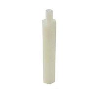 BIVAR MSB4.0-40SP Hex PCB Standoffs / Supports, Natural Color, 40.0mm (1.575 in.) Height, 4.0mm Screw Size