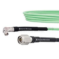 Fairview FMCA1254 Low Loss RA SMA Male to TNC Male Cable LL142 Coax and RoHS with LF Solder