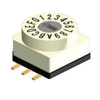 Diptronics RBM3-16RAVR Rotary Switches SMD 3X3 TERM 16 STEP CROSS HEAD ACT