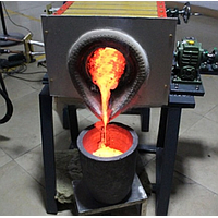 Wondery 70KW Medium Frequency Induction Melting Furnace for Cast Iron Steel Copper Metal Scrap (70 kW; 340V-430V; 25 kg)