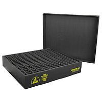 Protektive Pak 38709 Anti-Static Control Products INPLANT HANDLER, ADJUSTABLE, 30 CELL, 4 x 7-3/4 x 1 IN