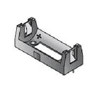 Eagle Plastic Devices 12BH023-GR Battery Clip 2/3 "A" PC LEADS BLK