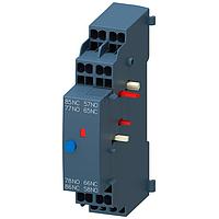 SIEMENS 3RV29212M Control Switches SIGNALING SWITCH FOR MSP 2NO/2NC SPRNG
