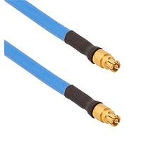 Amphenol SV Microwave 7032-7155 SMPM F to SMPM F Cbl Assy for .085Cbl