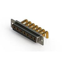 EDAC 630-24W7250-4T1 Mixed Contact D-Sub Connectors Right-angle Power Combo D-Sub Connector